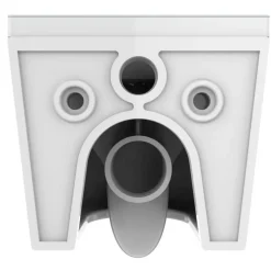Dusch-WC spülrandlos 'Cesari' inklusive WC-Sitz weiß