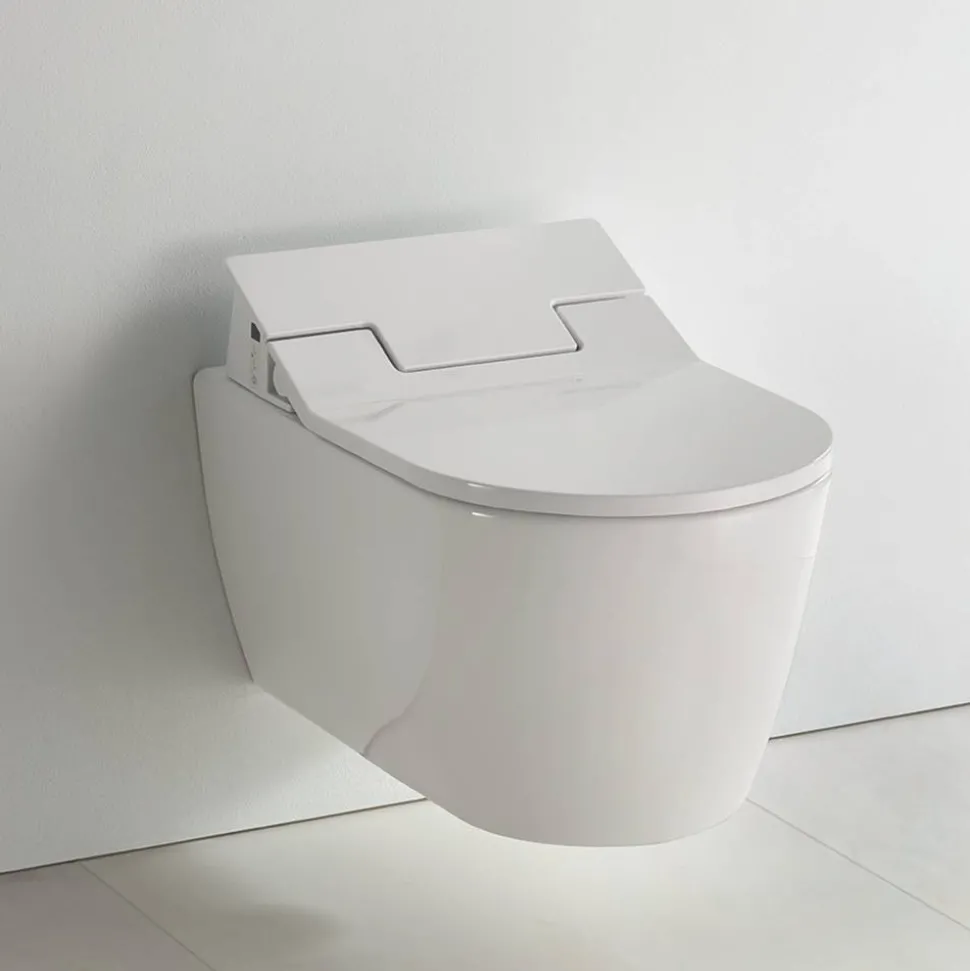 Dusch-WC spülrandlos 'Senso Wash Slim' inklusive WC-Sitz weiß