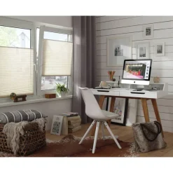 EasyFix Plissee elfenbein 45 x 130 cm
