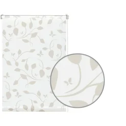 EasyFix Rollo 'Dekor' Skandinavien weiß/natur 60 x 150 cm