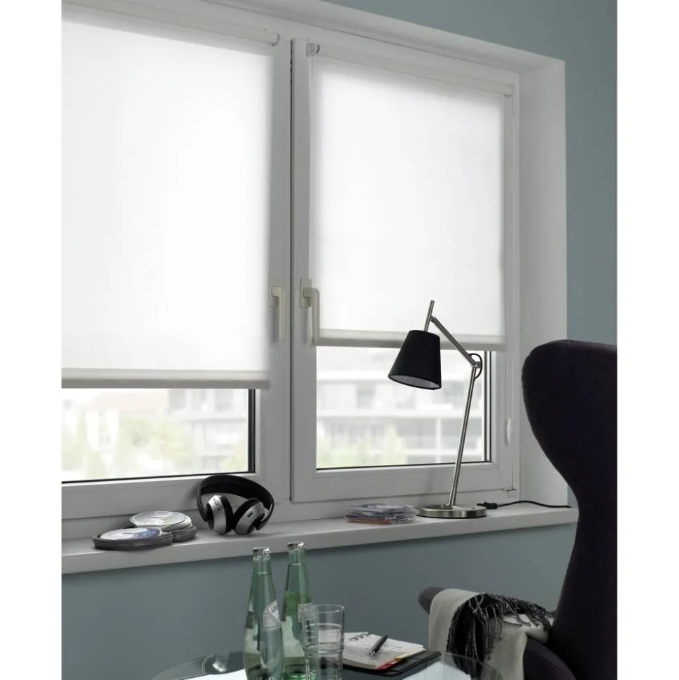 EasyFix Rollo 'Uni' reinweiß 60 x 150 cm