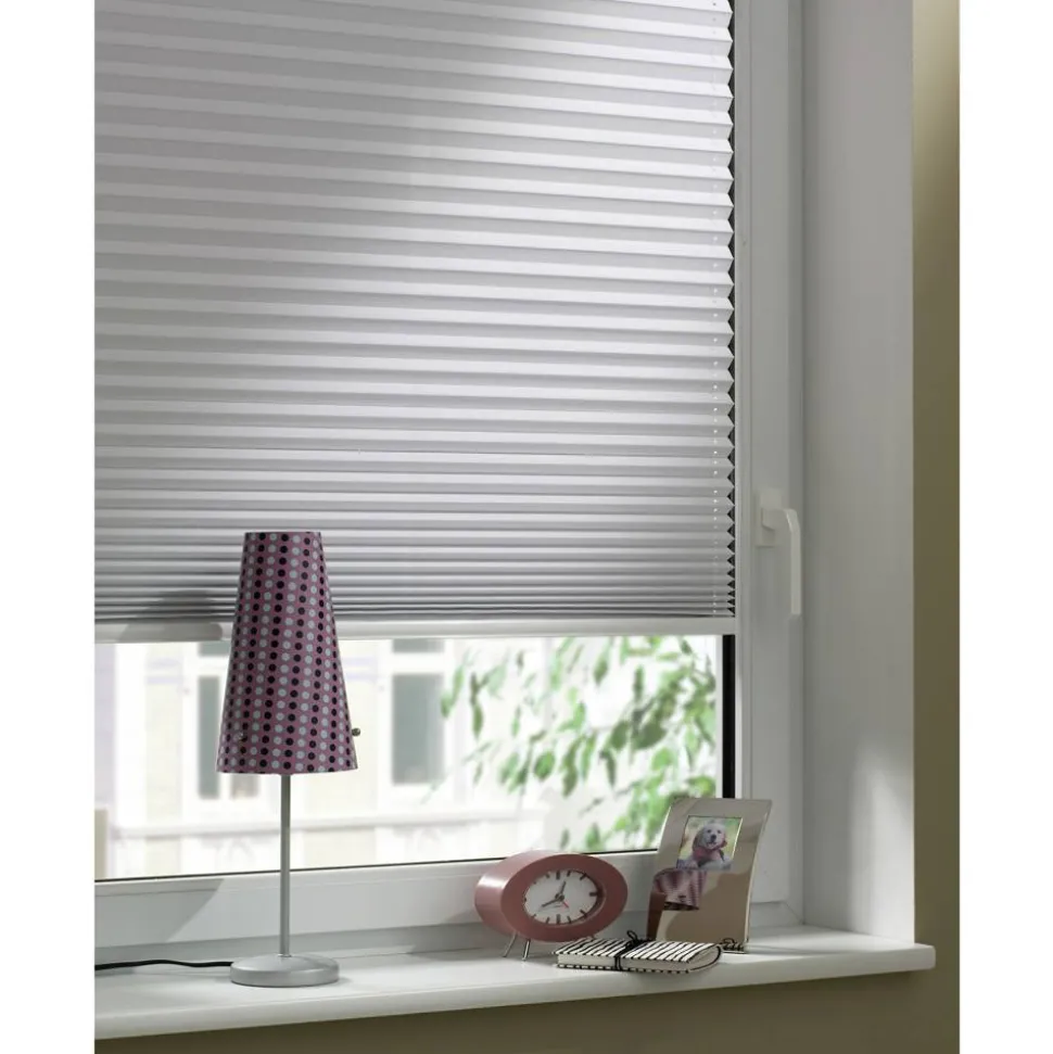 EasyFix Thermo-Plissee weiß 50 x 130 cm