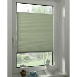 EasyFix-Plissee 'Greta' mintgrün 70 x 130 cm 7-teilig