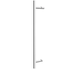 Eckdusche mit Drehtür 'Alexa Style 2.0' teilgerahmt, aluminiumfarben, 90 x 192 x 90 cm