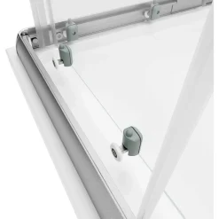 Eckdusche 'Sunny' klar silbern 75-90 x 75-90 x 180 cm vollgerahmt