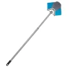 Eckenbesen mit Teleskopstiel 130 cm grau blau