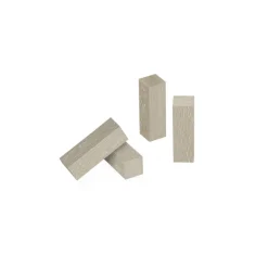 Eckholz Eiche grau 19 x 60 mm, 4 Stück