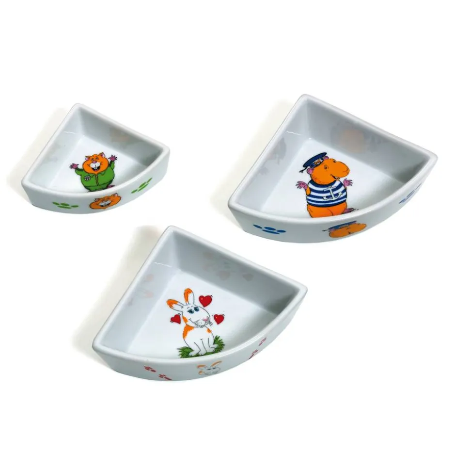 Ecknapf 9 x 9 cm 75 ml für Hamster