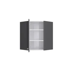 Eckoberschrank 'Optikomfort Ingvar420' anthrazit matt 60 x 70,4 x 34,9 cm