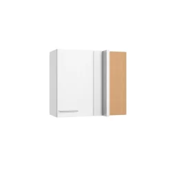 Eckoberschrank 'Optikomfort Bengt932' weiß 80 x 70,4 x 34,9 cm