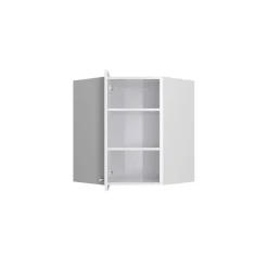 Eckoberschrank 'Optikomfort Bengt932' weiß 60 x 70,4 x 34,9 cm