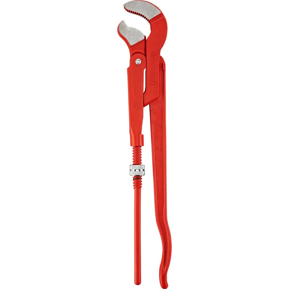 Eckrohrzange rot 2" S-Maul