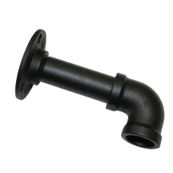 Eckstück 'Industrial Home' schwarz Ø 25 mm