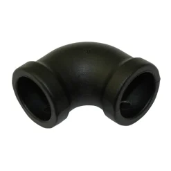 Eckstück 'Industrial Home' schwarz Ø 25 mm