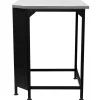Ecktisch-Modul für Außenküche mit Edelstahlplatte 70,5 x 90 x 70,5 cm