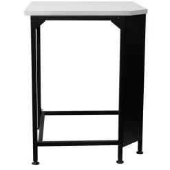 Ecktisch-Modul für Außenküche mit Edelstahlplatte 70,5 x 90 x 70,5 cm