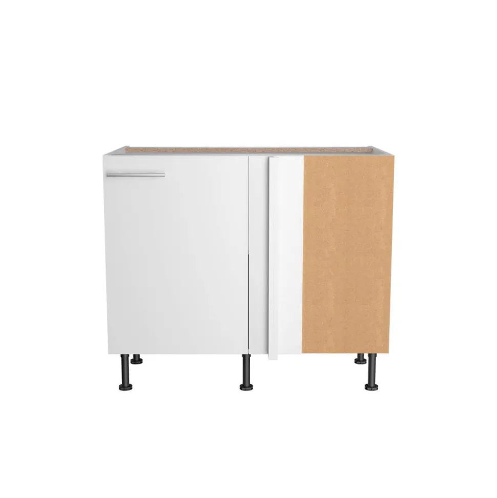 Eckunterschrank 'Optikomfort Bengt932' weiß 100 x 87 x 58,4 cm