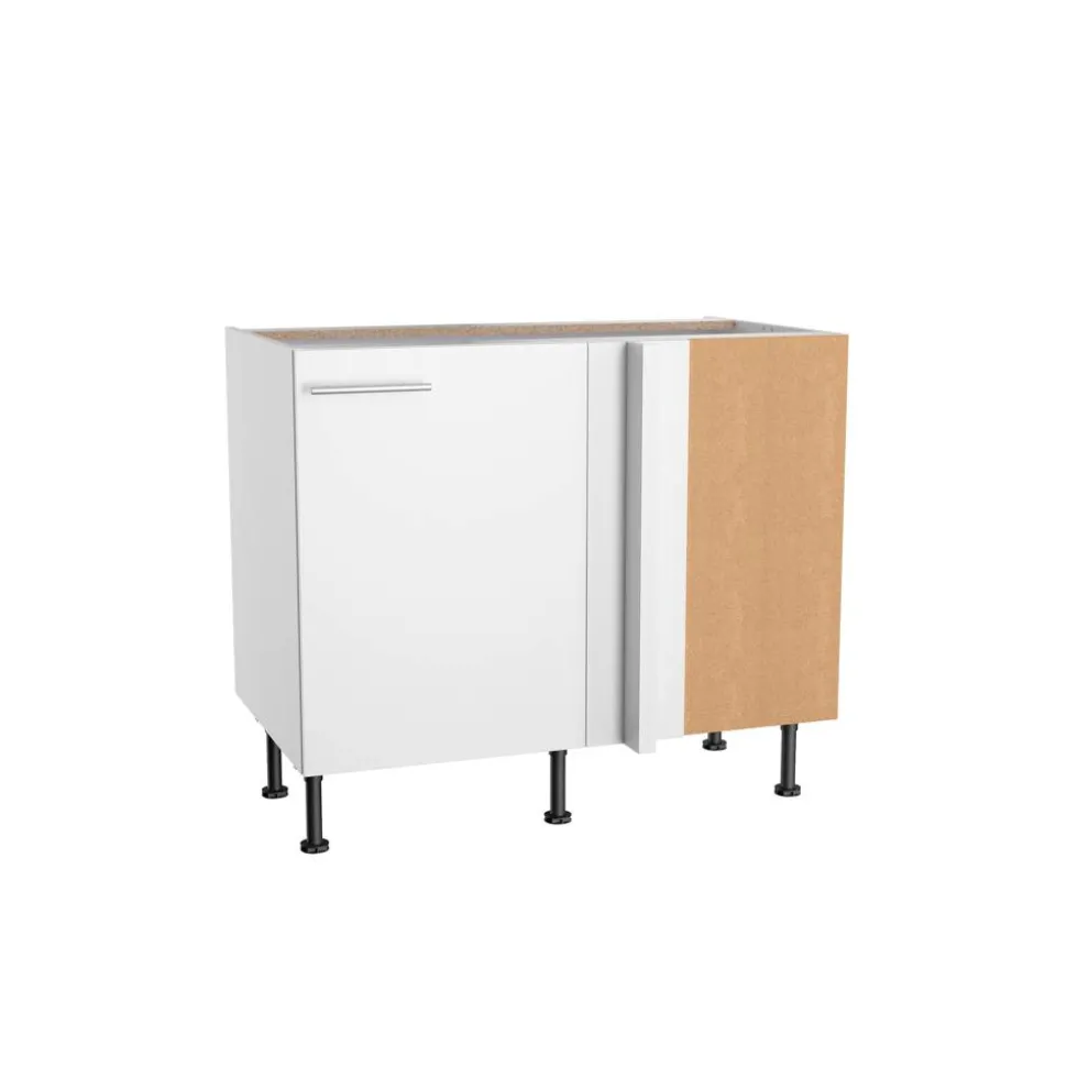 Eckunterschrank 'Optikomfort Bengt932' weiß 100 x 87 x 58,4 cm
