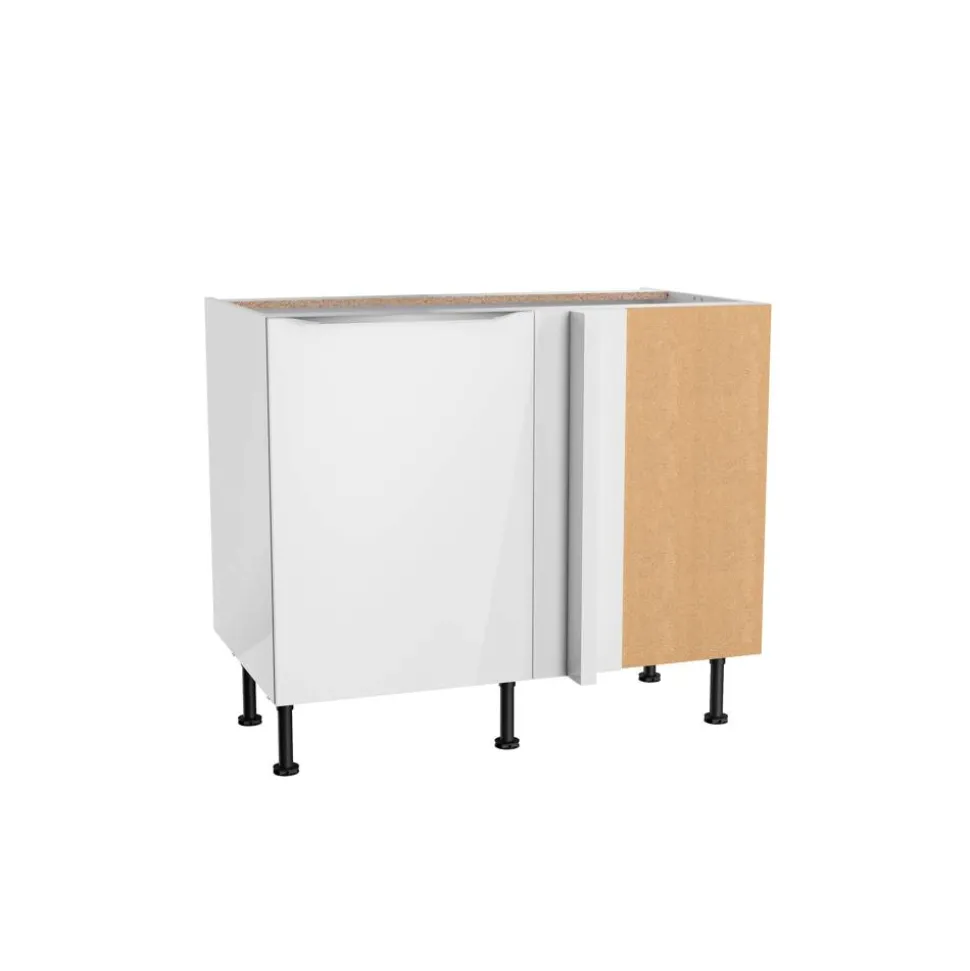 Eckunterschrank 'Optikomfort Arvid986' weiß 100 x 87 x 58,4 cm