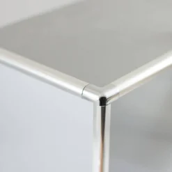 Eckverbinder 3-fach Stoß für Rückwandplatten, abgerundet, chromoptik
