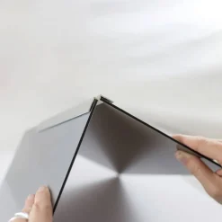 Eck-Verbindungsprofil für 'DecoDesign' Rückwand innen, alu-silber matt 2100 mm
