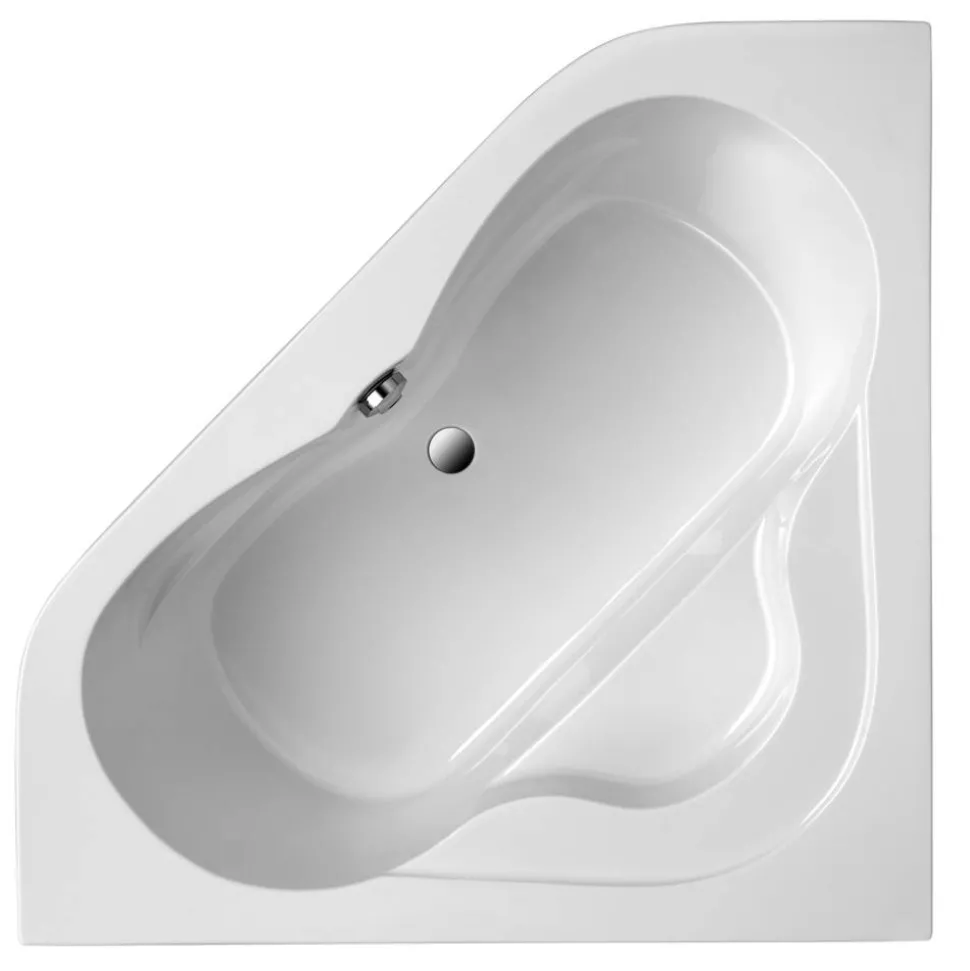 Eckwanne 'Lucia' Sanitäracryl weiß 1400/405 mm