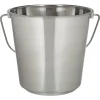 Edelstahleimer silbern 8,5 l