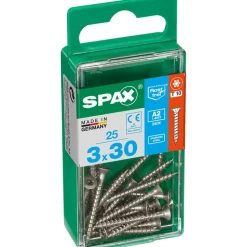 Edelstahlschraube Senkkopf T-Star plus T10 Ø 3 x 30 mm 25 Stück