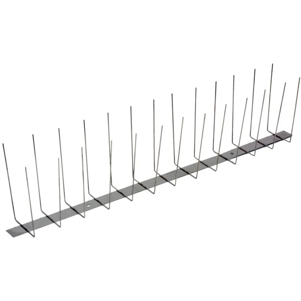 Edelstahl-Taubenschutz 'Typ 3' silbern 50 x 20 cm