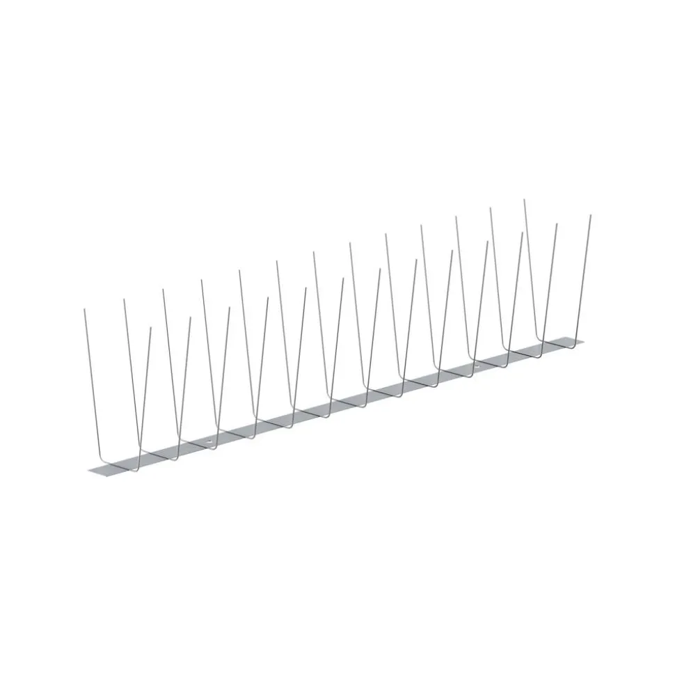 Edelstahl-Taubenschutz 'Typ 3' silbern 50 x 20 cm
