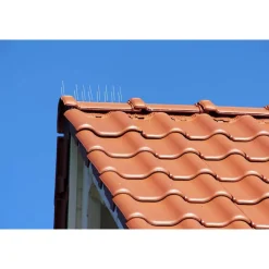 Edelstahl-Taubenschutz 'Typ 3' silbern 50 x 20 cm