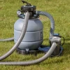 Einbaupool-Set 'Madagascar' blau/weiß oval 600 x 320 x 150 cm