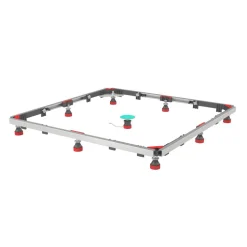 Einbaurahmen für Duschwanne höhenverstellbar 75-120 x 75-120 cm