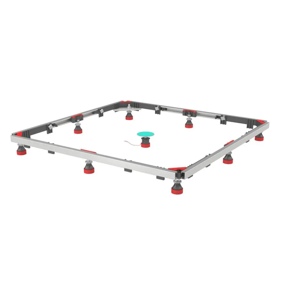 Einbaurahmen für Duschwanne höhenverstellbar 75-120 x 75-120 cm
