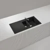 Einbauspüle 'Estia 150' schwarz 1000 x 500 mm