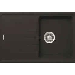Einbauspüle 'Sofia 100S' schwarz 780 x 500 mm