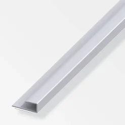 Einfassprofil 'clipstech®' Aluminium silber 1000 x 15 mm