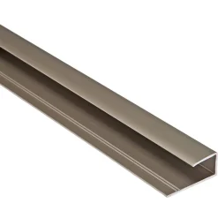 Einfassprofil 'clipstech®' titan eloxiert, selbstklebend 1000 x 30 x 9 mm