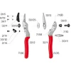 Einhand-Baum-, Reb- und Gartenschere 'Felco 32' Amboss