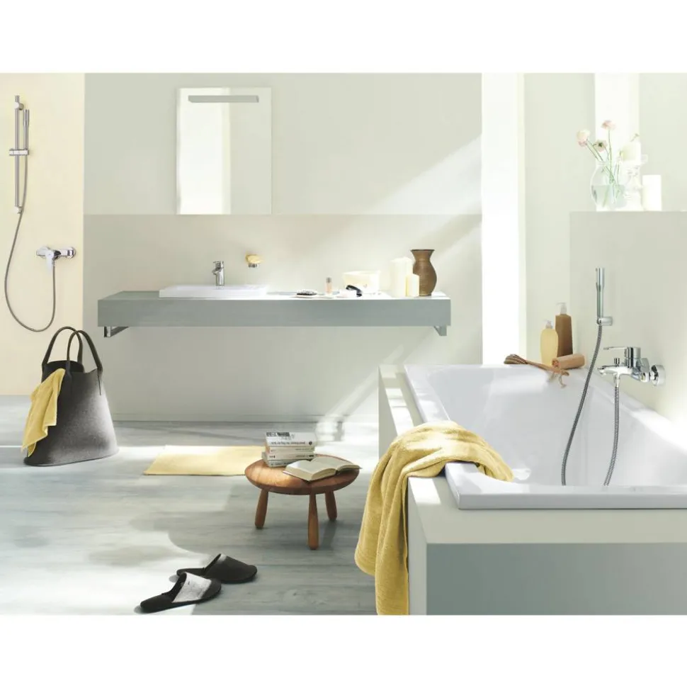 Einhand-Brausebatterie 'Wave Cosmopolitan' verchromt