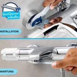 Einhand-Wannenbatterie 'Swift' verchromt