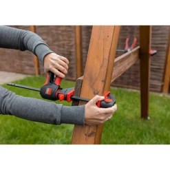 Einhandzwinge 'EZ360-60' Spreizweite vorn 195-765 mm