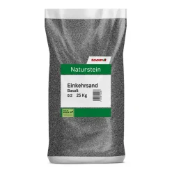 Einkehrsand anthrazit 0/2 mm 25 kg