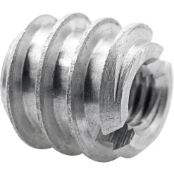 Einschraubmuttern M6 Stahl blank 6 Stück