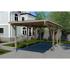Einzelcarport '606 A' kesseldruckimprägniert 300 x 600 cm