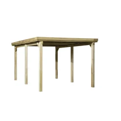 Einzelcarport '617' Gr. 1, 512 x 322 cm ohne Dacheindeckung, kieferfarben