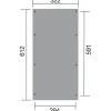 Einzelcarport '617' Gr. 2, 322 x 233 x 612 cm