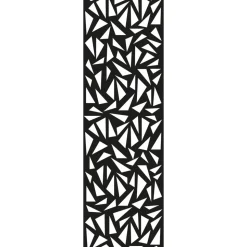 Einzelprofil Designelement 'Triangle XL' Aluminium anthrazit 60 x 180 cm