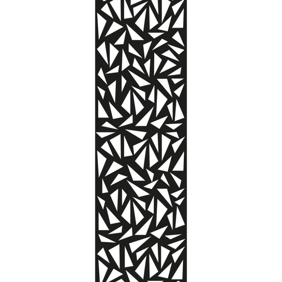 Einzelprofil Designelement 'Triangle XL' Aluminium anthrazit 60 x 180 cm