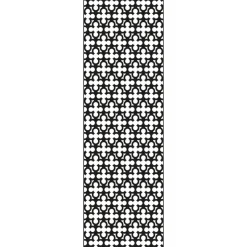 Einzelprofil Designelement 'Oriental XL' Aluminium anthrazit 60 x 180 cm